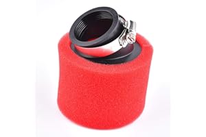 RUTU 42mm Air Filter Bent Foam Sponge Cleaner Replacmenrt for 125 Moped Scooter 140cc 200cc CRF KLX Pit Dirt Bike