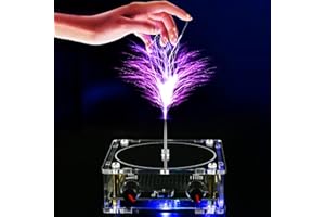 BOBASH Music Tesla Bobina, Mini Bobina di Tesla, Altoparlante a Bobina di Tesla Altoparlante, Bobina di Tesla Musicale, Altoparlante al Plasma Ad Arco, Esperimento scientifico Bobina di Tesla per Bambini