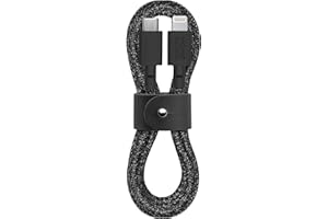 Native Union Kabel do paska USB-C na Lightning – ok. 1,20 m (4 stopy) bardzo mocny, wzmocniony kabel [certyfikat MFi] do iPhone 14, iPhone 13 i więcej (Cosmos)