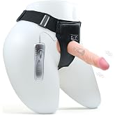 Kemerli Penisler 17 cm Giyilebilir Takma Penis Vibrat&ouml;r Lastikli K&uuml;lot Dildo Kemeri & Kadın Erkek Unisex Kullanım K&uuml;lotlu Str