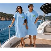 &Ouml;zg&uuml;ner Oyuncak Yetişkin Deniz Pan&ccedil;osu &ndash; Kap&uuml;şonlu Plaj Havlusu Pan&ccedil;o &ndash; Yumuşak ve Emici Kumaş &ndash; Unisex Kullanım (mavi)