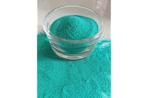 Deko-JunKies - Arena Decorativa para Manualidades (Arena de Cuarzo, Fina), Color Verde