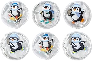 JINGTOPS Calentadores de Bolsillo,Calentador de Bolsillo Reutilizables de Pingüino,Calentador de Manos Portátil, Regalo para Niños en Invierno para Acampar al Aire Libre