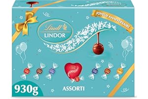 LINDT Lindor Boîte Gifting 930g Joyeux anniversaire