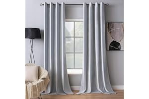 MIULEE Tende Velluto Bianco per Interni Tende Moderne, Elegante Tende Velluto per Camera da Letto, 2 Pezzi Tende Termiche Invernali Finestra Velluto, Ognuna Alta 260 CM, Tenda Velluto Soggiorno