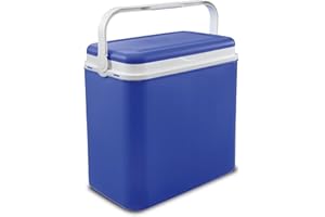 Adriatic Extra Large Blue 32 Litre Cooler Box Picnic Lunch Beach Camping