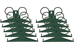 Ved Catheter Bag Hanger, Catheter Night Bag Stand, Plastic Hanger for Urine Drainage Bag, 2L Holding Capacity ((Pack of 10)), Green or Blue.