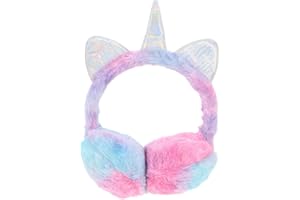 VALICLUD orejeras de unicornio orejeras mullidas para mujer niña para el frío cómodas y cálidas manguito de oreja cubierta cálida para los oídos cubierta del oído