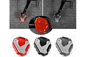 Lorababer Soporte lateral de extensión para pie de motocicleta, almohadilla antideslizante compatible con H-onda CB500X CB 500X CB 500 X 2019-2022 2020 2021 (negro)