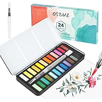 Pture Professionali Del Aquarell Dell'acquerello In Scatola Con Le Spazzole Image42005011 - Foto 6