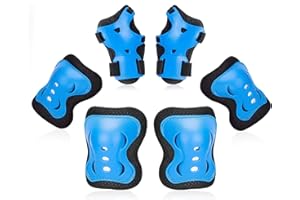 Swygoo Protection Roller Enfant, Genouillères | Coudières | Protège-Poignets pour Enfants de 6 à 16 Ans, Ensemble de Protection 3 en 1 pour Patinage Scooter Vélo Cyclisme Skateboard