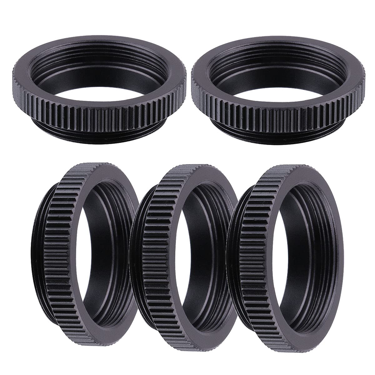 5pcs 5mm C-CS C-Mount Camera Lens Adapter Ring C to CS Extension Tube for CCTV Security Cameras