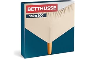 ‎WRAPPYBAG Wrappybag Bett Husse 160 x 200 – Modernisiert und schützt den Bettrahmen – Farbe Beige - 6 Größen Verfügbar