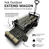 Yek Outdoor Extend Wagon Katlanabilir Kamp ve Y&uuml;k Arabası