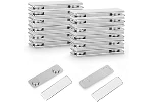 Ninyoon Magnetischer Bildaufhänger für die Wand, Magnetisches Bilderrahmen-Poster-Aufhängesystem, Starke Wandmagnete Anti-Rutsch-Design - 4,5 x 1,3 cm (12er-Pack)