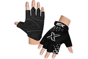 XN8 SPORTS Xn8 Weight Lifting Gloves – Non-Slip Breathable Gym Gloves for Men & Women – Padded Palm Protection for Bodybuilding, Powerlifting, Training, Cycling, Sports & Workouts
