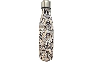 HÔMADICT LYO Harry Potter - Borraccia isotermica in Acciaio Inox Riutilizzabile Harry Potter Wanted per Sport, Viaggio, Quotidiano, 500 ml, BPA Free