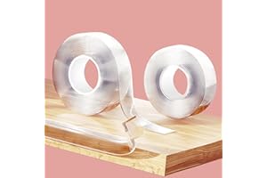 Loiion Protection Bebe de Table et Meuble Trasparente, 10m Pre-nastro Adesivo Extra Forte Nano Tape, Multifunzione non Lascia Tracce,Spesso Bordi Protezione Icurezza dei Vostri Bambini(2cm larghezza)