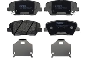 TRW GDB3549 Pastillas de Freno Juego de 4 para Kia Carens IV (RP) 2013 - Eje Delantero y Otros Vehículos