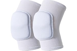 BLURBE Volleyball Knee Pads for Women & Men – Soft, Cushioned, Durable Knee Protection for Sports, Yoga, Pilates, Dance & Work – Lightweight, Slip-Resistant Design