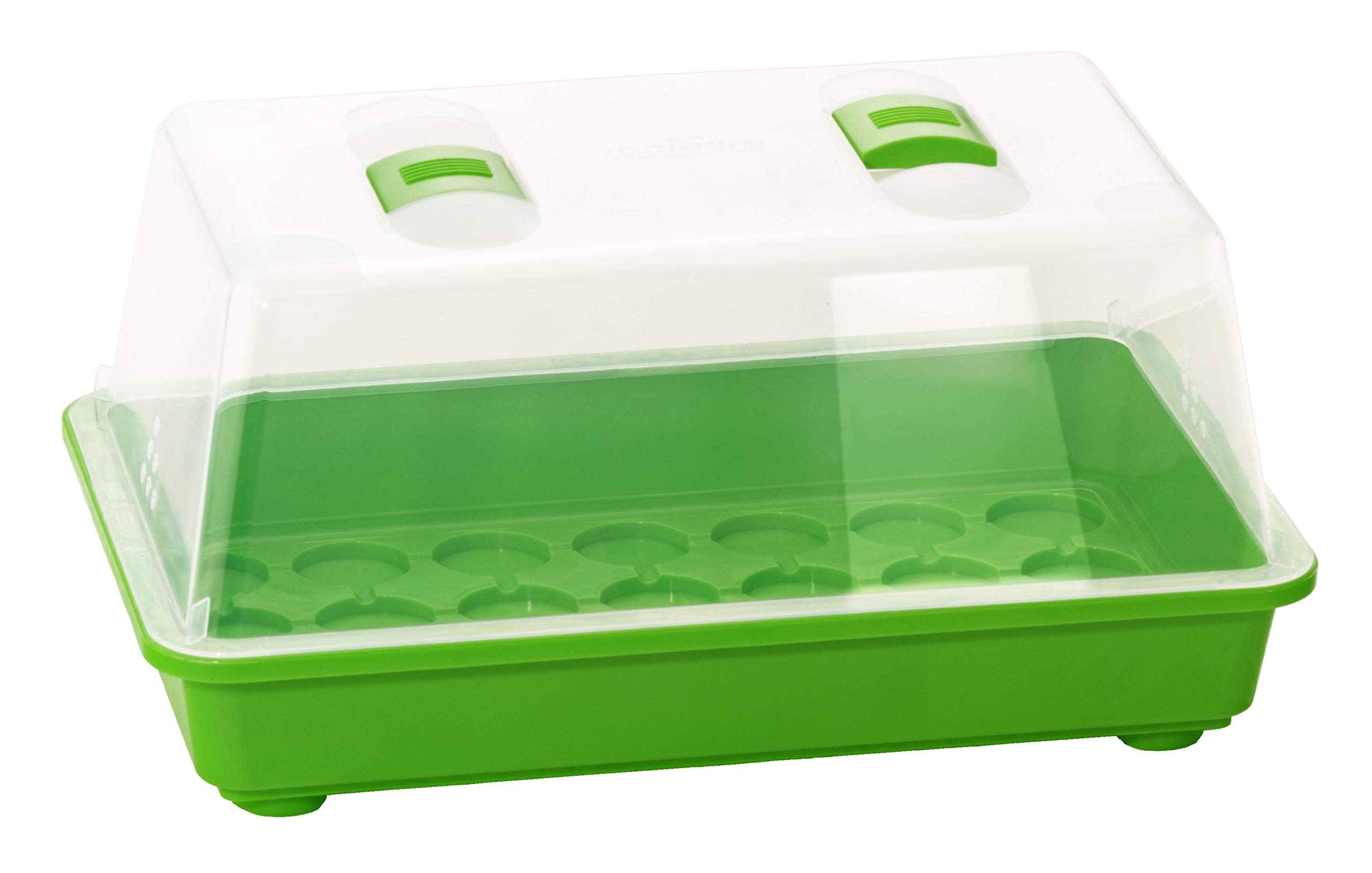 Romberg Serra M (cavità per pastiglie Sorgente, grondaie, Coperchio con Fori di aerazione e cursore) Verde