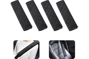 Orssmigs 4 Pezzi Copri Cintura di Sicurezza Auto, Copricintura Auto Protezione Cintura di Sicurezza Auto Imbottitura Cintura Sicurezza Cuscino per Cintura di Sicurezza