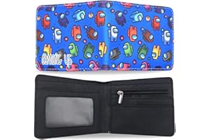 MIOTLSY Ragazzo Portafoglio Portafoglio Portamonete Bambino Ragazze Portafoglio Pieghevole Unisex Portamonete in Pelle PU Carte e Tasca Monete Portafoglio per Regalo Festa Compleanno, Taglia Unica