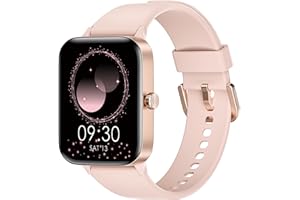 KIUVKAS Smartwatch Uomo Donna, 1.95" Full Touch Screen Smartwatch con Effettua/Risposta Chiamate, Fitness Tracker con Pressione Sanguigna e Monitor Sonno, 140+ Sport Step Counter per Android iOS