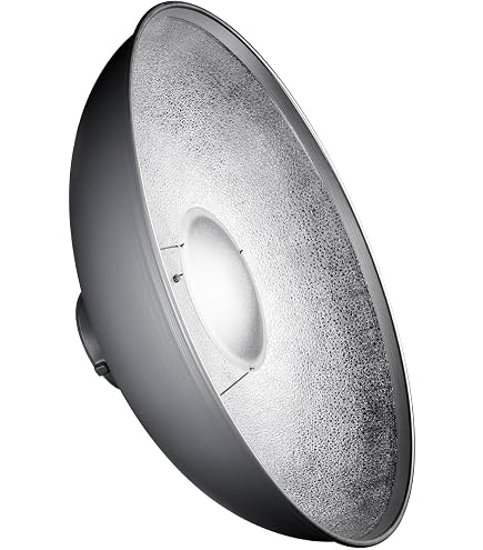 Soonpho Beauty Dish 55cm Avec Grille Nid D'Abeille, Diffuseur Blanc Et Sac - Réflecteur Studio Flash Bowens