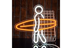 PILOYINDE patineta de surf Luces de neón Surf Neon Wall Decor LED Sign Personalizado USB Neon Dormitorio Party Hotel Bar Decoración de pared regalos de vacaciones
