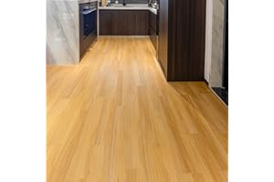 FLOREXP Vinyl Flooring - Lino Flooring with Classic Oak Effect,Peel and Stick Floor Tiles,Self Adhesive Floor Tiles 2.0mm 36pcs for Kitchen (5.02‎ m²,Classic oak)
