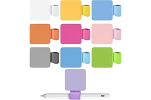 Cumnvulnt 6 Stück Stifthalter Notizbuch, Stiftschlaufe Selbstklebend, Stiftschlaufe, Leder Pen Loop mit Elastische, Stifthalter Selbstklebend für Notizbuch Tagebuch Kalender Tablet 10 Farben