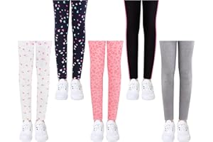L&K-II 2/3/5er Pack Kinder Leggings Mädchen Tanzhosen Baby Leggings Turnhosen Baumwolle Verschiedene Motive 4539