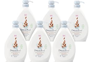 Dermomed, Crema di Sapone Mani Mandorla, Rispetta la Pelle Rendendola Profumata e Morbida, con Acido Ialuronico, pH Neutro, Made in Italy, Dermatologicamente Testato, 6 Dispenser da 1L