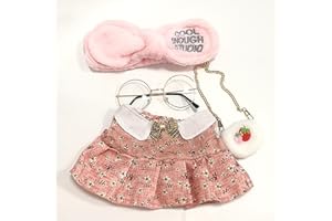 JUNZIWING Ropa De Juguetes De Peluche De Pato Lalafanfan De 30Cm, Bolsa De Ropa De Vestir De Patos Amarillos Hialurónicos Kawaii, Chico Adulto