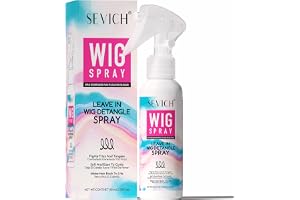 Gowwim Peruksprej – perukspray – kan lossa knutar, minska trassel och underlätta kamning, 100 ml