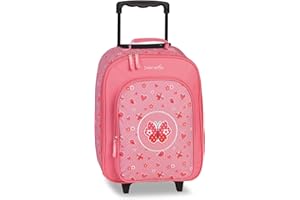 Fabrizio leichter Kindertrolley Kabinen Kinderkoffer Kindergepäck 20672, Farbe:Rosa