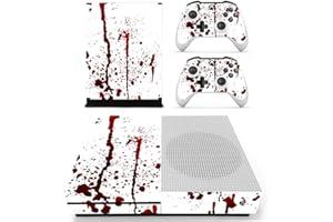 DOTBUY Vinyl Decal Full Body Skin Sticker For Microsoft Xbox One S Console And 2 Controllers And Kinect 2.0 (Blood)