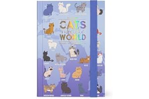 Legami - Agenda Gatto Giornaliera 2025, 12 Mesi Small Fotografica, Diario da Gennaio 2025 a Dicembre 2025, Chiusura con Elastico, Planner Mensile Gennaio 2026, Rubrica, 9,5 x 13,5 cm, Kitty