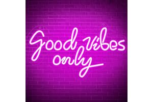 LiyuanQ Dimmable Neon Sign - LED Wall Decor for Home - Aesthetic Lights for Bedroom, Kids Room - Large Rose Red Glow - Gift for Teens and Kids (22 Inches)