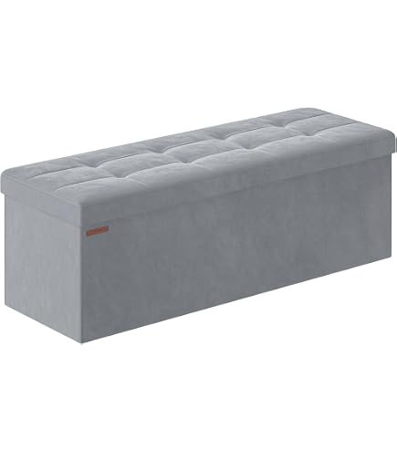 COFFRE BANC PLIABLE Tressé Noir - HOME DECO FACTORY - Siège D'appoint Avec Rangement Pour Entrée, Salon, Chambre - 7