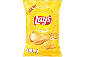 Lay's Cebolla, Patatas fritas con sabor a cebolla, 150 gramos