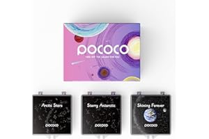 ‎POCOCO Realistyczne Dyski dla POCOCO Galaxy Lite - Projektor Gwiazd, Planetarium Domowe, 5k Ultra HD, 3 Sztuki (Bez Projektora)