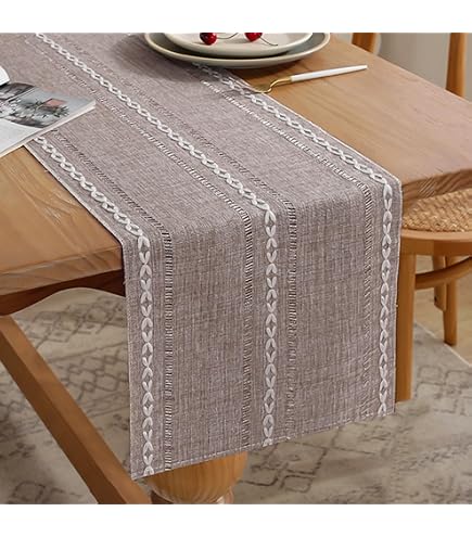 Runner Da Tavola In Macramè Fatto A Mano Con Nappe, Cotone Beige, 30x200 Cm, Decorazione Per Matrimoni E Casa - 3