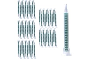 YINENGD 50pcs Mixing Tube, 84mm Mixing Nozzle Syringe, Static Mixing Tube Green, AB Mixing Tube for Needle AB Glue Gun AB Plastic Tube