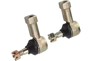 Zwinner Kugelgelenke, 2 praktisch zu montierende verschleißfeste Reparatur-Spurstangenköpfe aus Stahl mit Dichtungen für Quad Go Kart 200–250 cc