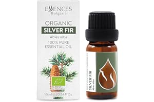 Essences Bulgaria Aceite Esencial de Abeto Blanco Orgánico 10ml | Abies alba | 100% Puro y Natural | Sin Diluir | Grado Terapéutico | Granja Familiar | Destilado al Vapor | Sin OMG | Vegano