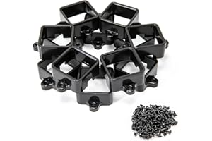 DNSHORIX Light Clips for Govee Outdoor Lights H805, Mounting Brackets for Govee (Non-Pro Version H705) Outdoor LED Lights, Install Firmly, Replace 3M Glue, for Govee Permanent Outdoor (72)