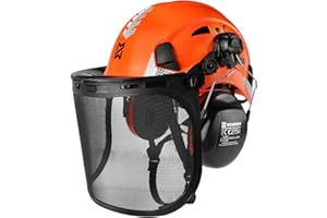 ‎HEARMOR HEARMOR Mervex Forest Air - ABS-Schutzhelm für Hocharbeitsplätze im Waldbereich Zertifizierung EN12492 Bestanden EN397 Stoßdämpfung und Eindringfestigkeit Test Bauarbeiterhelm Sicherheitshelm