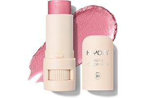 KYDA Mineral Color Balm, SPF 35, Creamy Blendable Color für Lippen und Wangen, aufbaubarer Schimmer, leichte Formel, Mehrzweck-Makeup-Stick, PINK